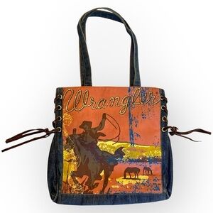Wrangler Blue Tote Bag